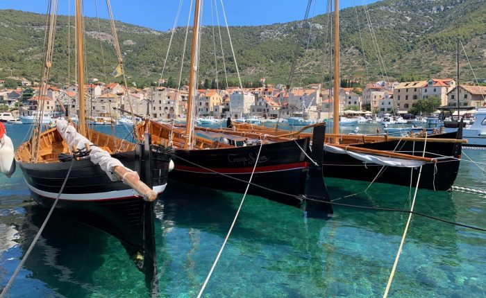 Komiza village island Vis from Trogir